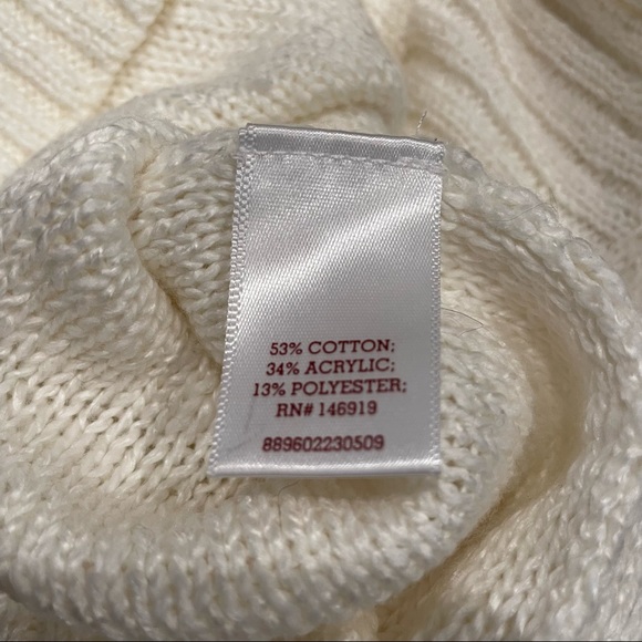 Women’s Cream Knit Sweater - Picture 5 of 10
